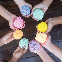 Set 6 sachets playfoam - couleurs assorties thumbnail image 2