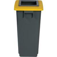 Poubelle de tri jaune et grise - Emballage - 60 L - Image 3