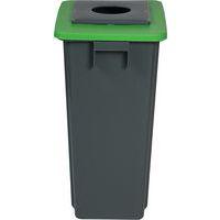 Poubelle de tri verte et grise - Verre - 60 L - Image 3