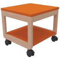 Tabouret adulte mobile Filou orange de Sienne - Image principale