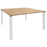 Table de réunion carrée 140x140 cm Lounge 4 pieds Simmob - Image 3