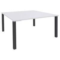 Table de réunion carrée 140x140 cm Lounge 4 pieds Simmob thumbnail image 4