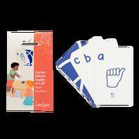 Cartes braille lettres