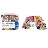 Atelier maxi pack pompons, chenilles et yeux mobiles - Image principale
