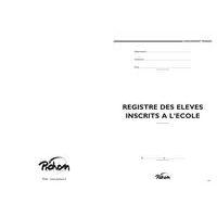 Registre matricule 200 élèves 21x29.7 cm 48 pages - Pichon thumbnail image