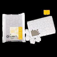 Puzzle blanc 14 x 21 cm de 30 pièces