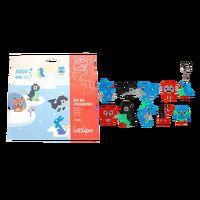 Pack aquaperles Aqua'nimals 1500 pcs 3 x 3 mm + 10 modèles