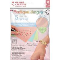 Etui 5 feuilles plastique dingue pastel 20 x 26 cm - Graine créative