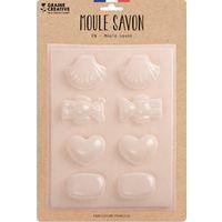 Lot 8 moules à petits savons fantaisie - Image principale