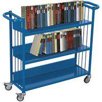 Chariot pour le transport et pour le stockage des livres thumbnail image 2