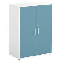 Armoire Emmy 3 compartiments 2P bleu  serrure-MIRPLAY School - Image principale