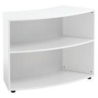 Meuble de rangement incurvé Marie avec 2 compartiments blanc-MIRPLAY School - Image principale