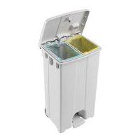 Poubelle mobile à pédale Derby - 2 x 45 L - TTS - Image 2