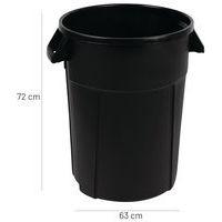 Conteneur rond - Noir - Manutan Expert - Image 3