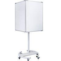 Tableau blanc mobile 3 façades magnétiques A1 6 - Bi-Office