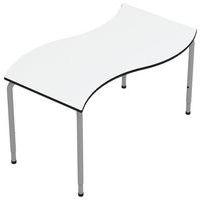 Table Wave forme vague réglable blanc T1-T3-MIRPLAY School - Image principale