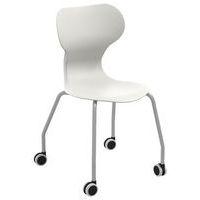 Chaise recyclée sur roulettes Mia Castors - Mirplay School - Image 2
