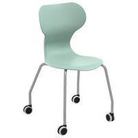 Chaise recyclée sur roulettes Mia Castors - Mirplay School - Image 3
