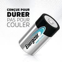 20 Pile alcaline Max Plus D - Lot de 20 - Energizer thumbnail image 2