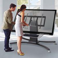 Support mobile motorisé réglable hauteur et inclinaison écran 42" à 86" - Conen - Image 3