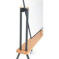 Tableau blanc magnetique mobile pivotant en céramic thumbnail image 4