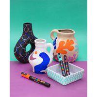 Set 4 marqueurs PC3M pointe conique fine couleurs assorties thumbnail image 2