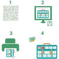 Lot 3 rouleaux timbres adhésifs bons points - Image 2