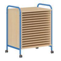 Meuble à dessin 15 cases Chloé format raisin - Mobidecor
