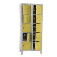 Armoire visitable casiers 2 colonnes