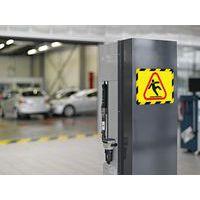 Lot de 2 cadre magneto securite magnetique A4 jaune/noir thumbnail image 3