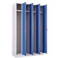 Vestiaire industrie propre 4 colonnes - A monter - Manutan - Image 4