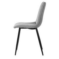 Lot de 4 chaises Xéna gris clair thumbnail image 2