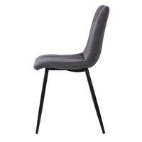 Lot de 4 chaises Xéna gris foncé thumbnail image 2