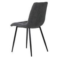 Lot de 4 chaises Bimba gris foncé - Image 4