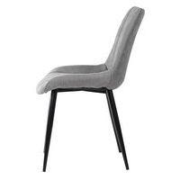 Lot de 4 chaises Mila gris clair - Image 3