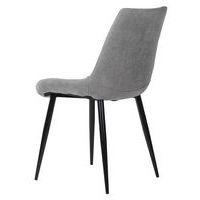 Lot de 4 chaises Mila gris clair - Image 2