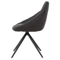 Lot de 2 chaises Célia gris foncé thumbnail image 4