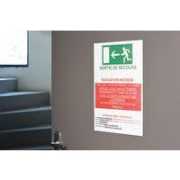 10 Etiquettes d'affichage Ultra-Résistant polyéthyéthylène A3oeilC Blanc - Image 2