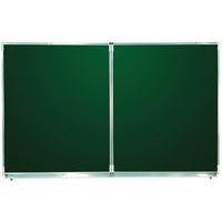 Tableau triptyque emaille vert 100x400 cm ouvert thumbnail image 2
