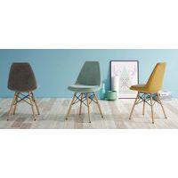 Lot de 4 chaises Lindy pieds bois naturel  Somcasa thumbnail image 2