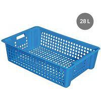 Caisse empilable emboîtable ajourée - GILAC, Coloris : Bleu thumbnail image 4