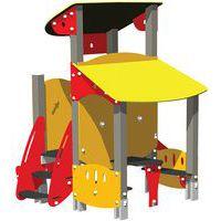 Structure grande tour et grande cabane Ptit Loup alu/inox - Fixation platines - Image 2