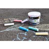 Seau 20 craies trottoir couleurs assorties - Image 3