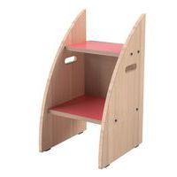 Mobilier maternelle Lili marchepied corail - Image principale