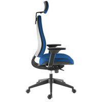 Fauteuil Harmonia accoudoir réglable+têtière Bleu thumbnail image 2