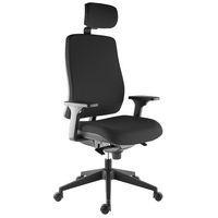 Fauteuil Harmonia acc.régl.+têtière - Manutan Expert - Image 4