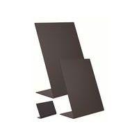 Lot de 5 ardoises de table en acrylique en forme de L A8 - Image principale