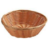 Corbeille à pain ronde en polypropylène 24x7 cm marron - Image principale