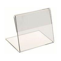 Lot de 10 étiquettes en plexiglass transparent - Image principale