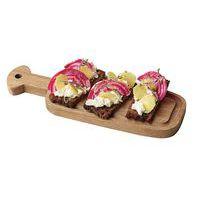 Mini planche rectangulaire en acacia 25x8x1,5 cm - Image principale